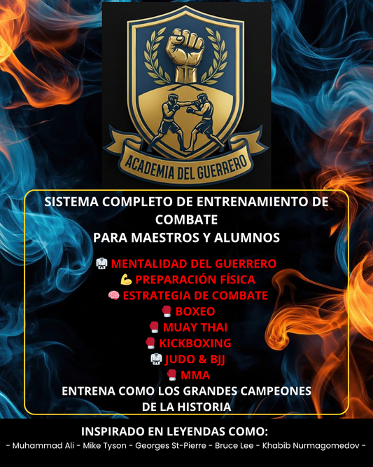 Academia Del Guerrero | Sistema Profesional de Entrenamiento para Artes Marciales